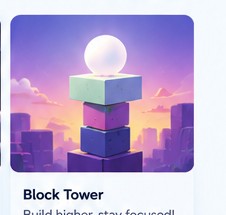 Block Tower game